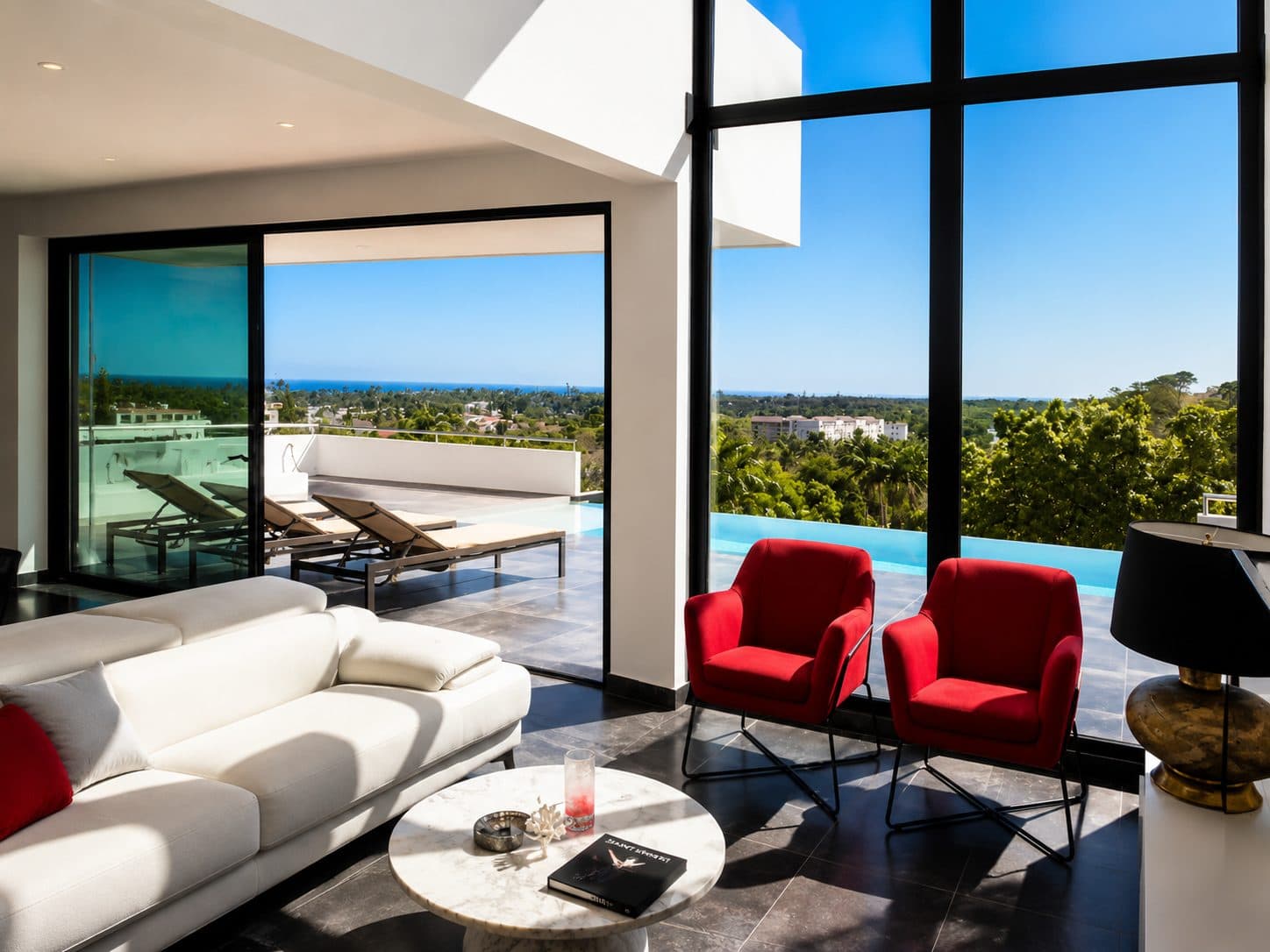 🌊 Contemporary Architect-Designed Villa with 180° Ocean View – Las Terrena