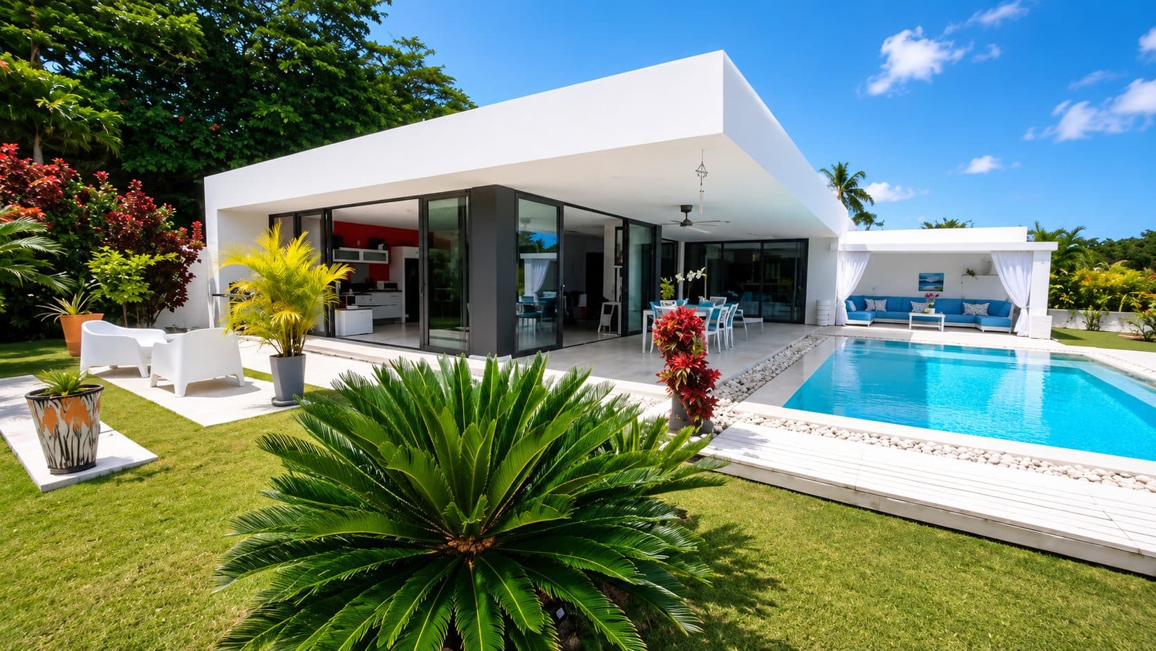 ⛳ Contemporary Villa with Heated Pool – Golf Private Residence in Playa Bal