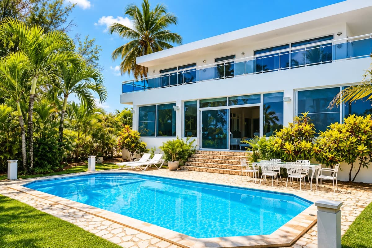 🌊 Superbe Villa de 5 Chambres à Seulement 30 m de la Plage - Las Terrenas